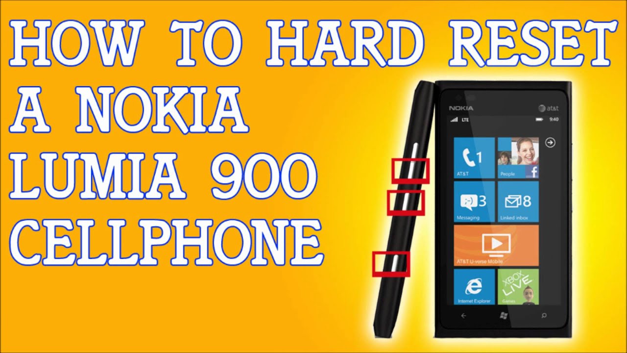 how to reset nokia phone